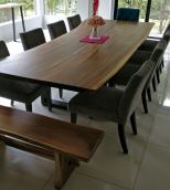 Tree slab table top