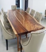 Rain Tree Solid Wood Table, Solid wood slab, solid wood table, live edge wood slab, suar wood table, suar wood slab