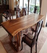 Rain Tree Solid Wood Table, Solid wood slab, solid wood table, live edge wood slab, suar wood table, suar wood slab